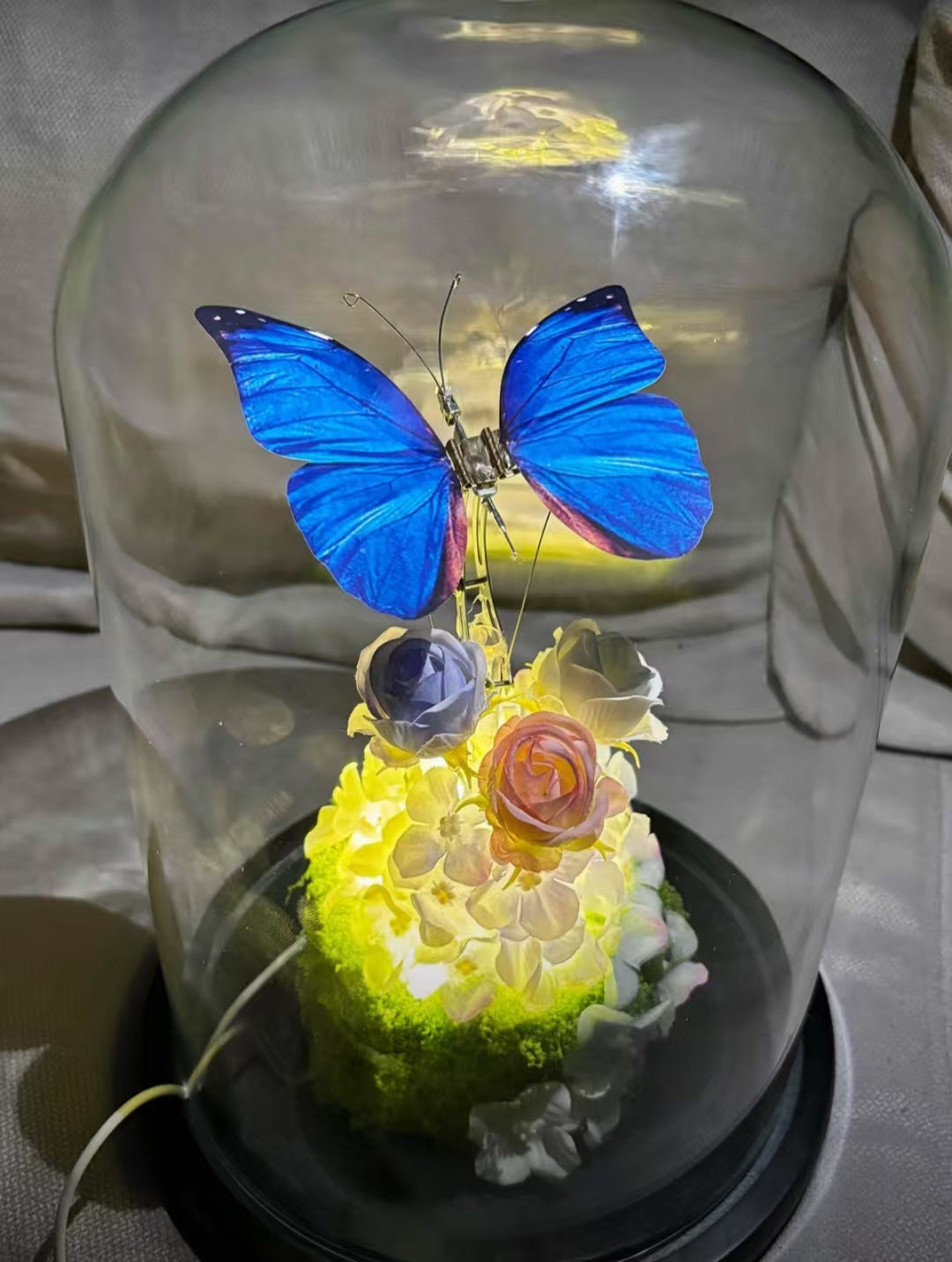 🦋 Magical Mechanical Butterfly DIY Kit with Ambient Night Light - An Enchanting Gift That Moves & Glows! ✨
