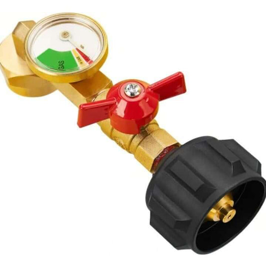 ✨This Week's Special Price $25.99💥 Top-Rated Propane Refill Elbow Adapter with Tank Gauge