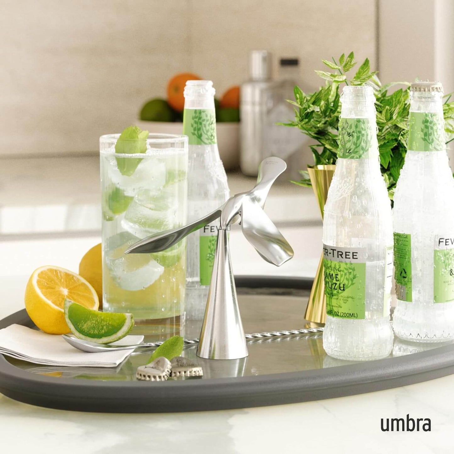 Umbra Tipsy Bottle Opener – Modern Sculptural Bar Accessory