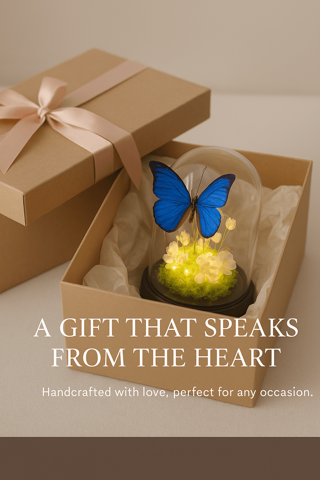 🦋 Magical Mechanical Butterfly DIY Kit with Ambient Night Light - An Enchanting Gift That Moves & Glows! ✨