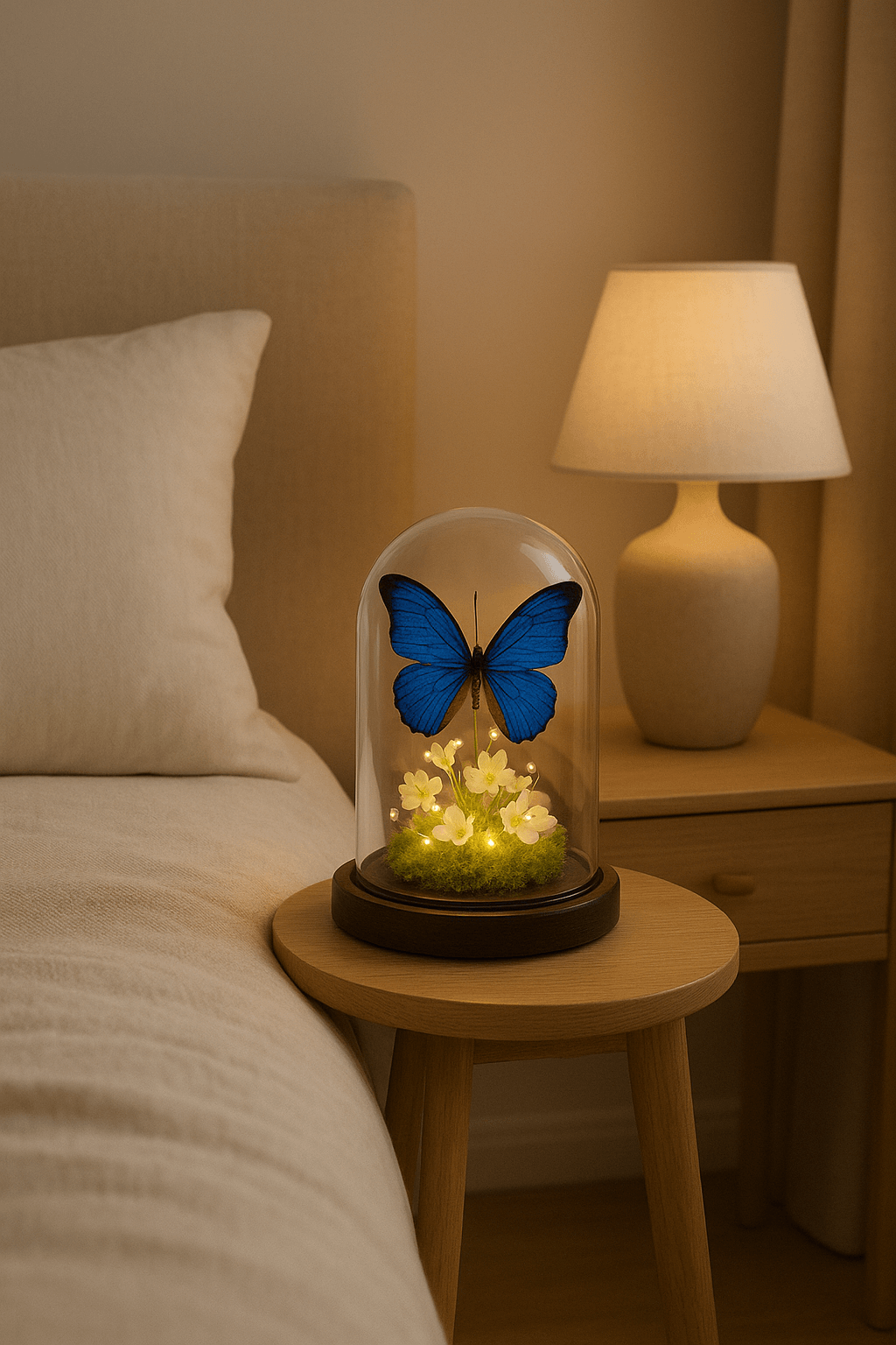🦋 Magical Mechanical Butterfly DIY Kit with Ambient Night Light - An Enchanting Gift That Moves & Glows! ✨