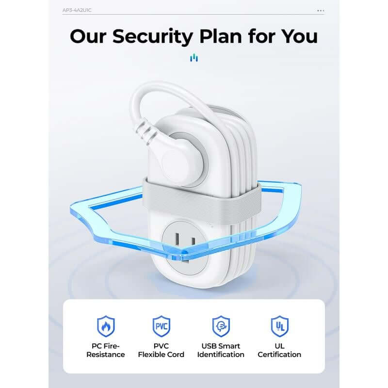 Portable travel charging station for hotel and office use